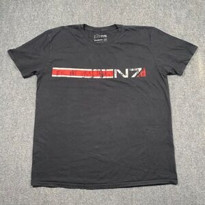 Mass Effect N7 BioWare EA Loot Gaming Black T Shirt Mens XL